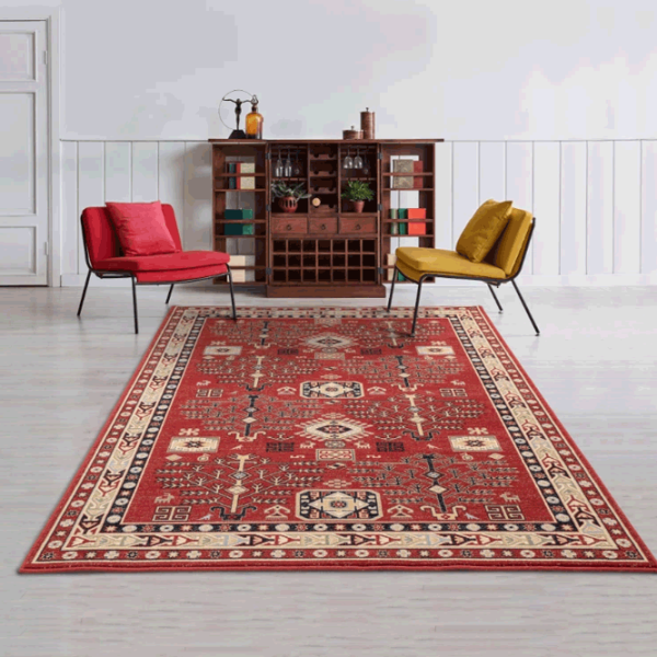 Ковер Covoare Ungheni Bella Classic Red Beige / Шерсть photo 3