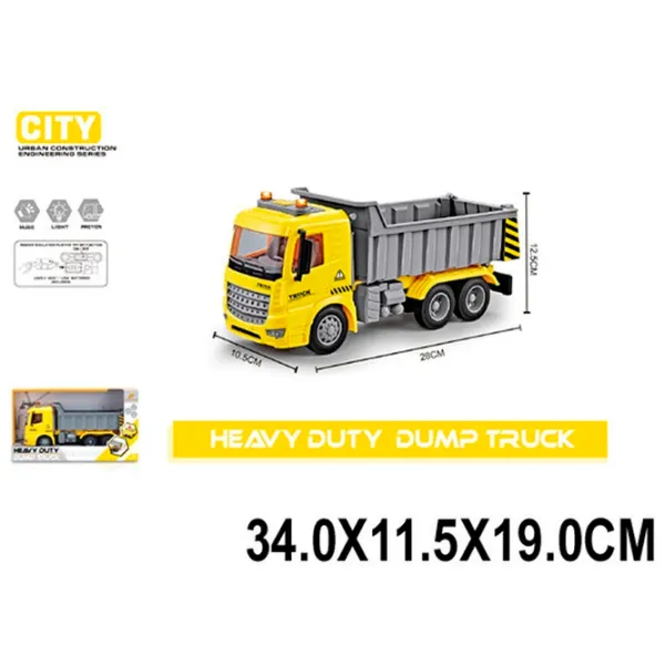 Грузовик Richi Tichi 70098 8600022870098  / / Серый Желтый photo 5 Грузовик Richi Tichi 70098 8600022870098  / / Серый Желтый photo 5