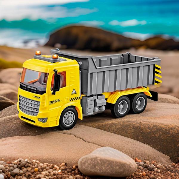 Грузовик Richi Tichi 70098 8600022870098  / / Серый Желтый photo 7 Грузовик Richi Tichi 70098 8600022870098  / / Серый Желтый photo 7