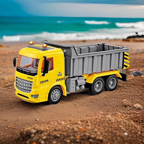 Грузовик Richi Tichi 70098 8600022870098  / / Серый Желтый photo 8 Грузовик Richi Tichi 70098 8600022870098  / / Серый Желтый photo 8