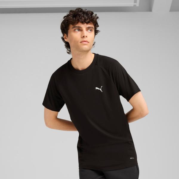 Tricou pentru bărbați Puma Evostripe Tee 35% viscoză / Black photo 3
