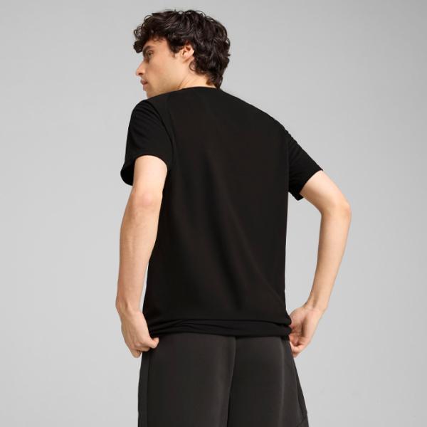 Tricou pentru bărbați Puma Evostripe Tee 35% viscoză / Black photo 4