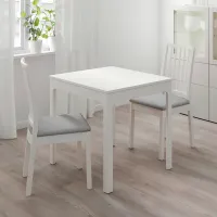 Set masă și scaune Ikea Ekedalen/Orrsta Dreptunghiulară / PAL / White photo 9