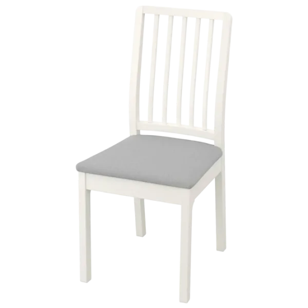 Обеденные стол со стульями Ikea Ekedalen/Orrsta Прямоугольная / ДСП / Белый photo 2