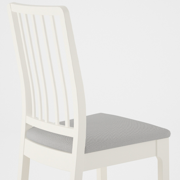 Обеденные стол со стульями Ikea Ekedalen/Orrsta Прямоугольная / ДСП / Белый photo 5