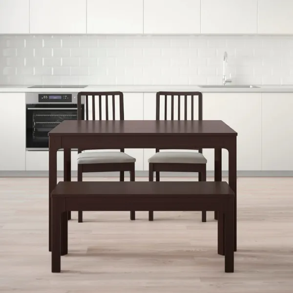 Обеденные стол со стульями Ikea Ekedalen/Orrsta Прямоугольная / ДСП / Тёмно-коричневый photo 8 Обеденные стол со стульями Ikea Ekedalen/Orrsta Прямоугольная / ДСП / Тёмно-коричневый photo 8
