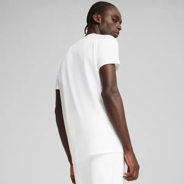 Tricou pentru bărbați Puma Evostripe Tee 35% viscoză / White photo 5