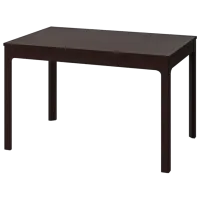 Обеденные стол со стульями Ikea Ekedalen Прямоугольная / ДСП / Тёмно-коричневый photo 3