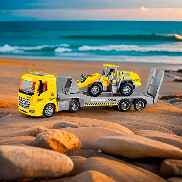 Грузовик Richi Tichi 70142 8600022870142  / / Серый Желтый photo 6 Грузовик Richi Tichi 70142 8600022870142  / / Серый Желтый photo 6