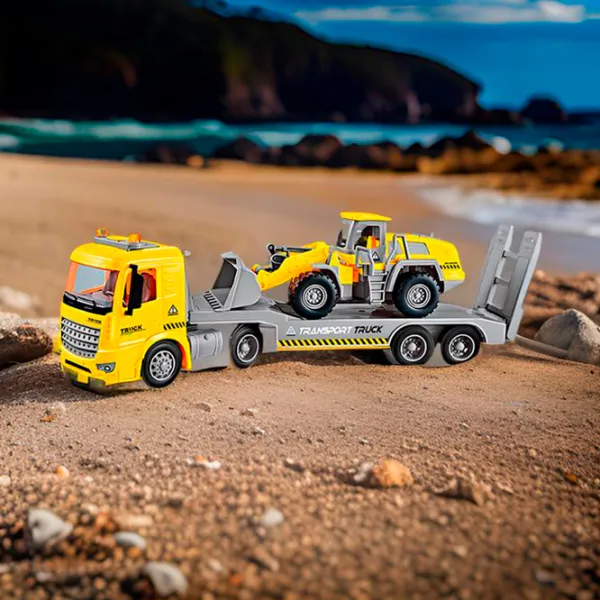 Грузовик Richi Tichi 70142 8600022870142  / / Серый Желтый photo 8 Грузовик Richi Tichi 70142 8600022870142  / / Серый Желтый photo 8