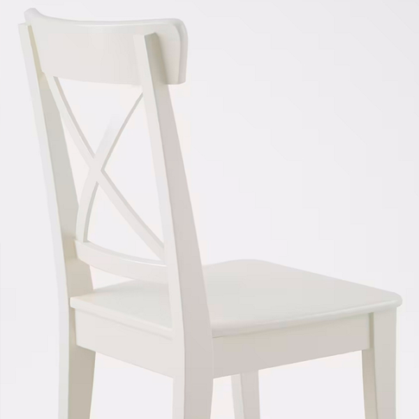 Set masă și scaune Ikea Ekedalen/Ingolf Dreptunghiulară / PAL / White photo 4