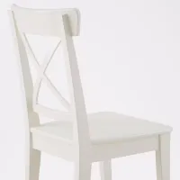 Set masă și scaune Ikea Ekedalen/Ingolf Dreptunghiulară / PAL / White photo 4