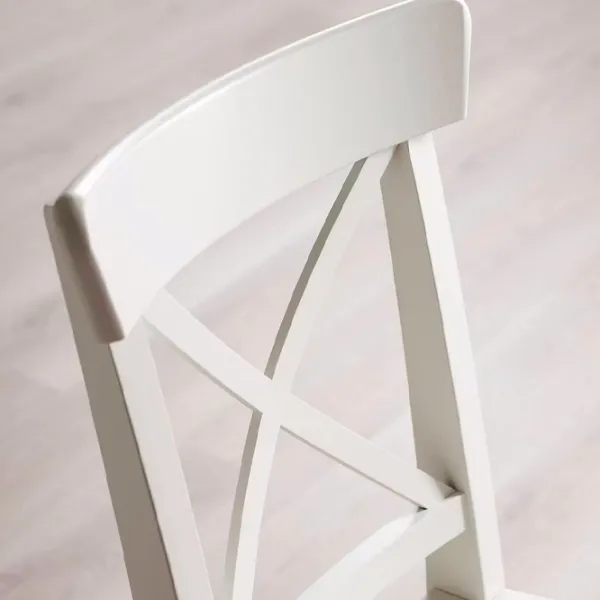 Set masă și scaune Ikea Ekedalen/Ingolf Dreptunghiulară / PAL / White photo 5