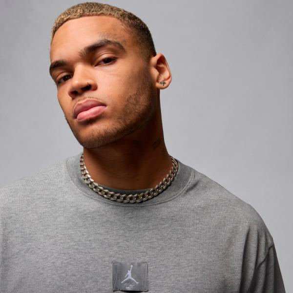 Футболка для мужчин Nike M Jordan Flight Essentials 85 Ss Crew-Neck 100% хлопок / Серый photo 4