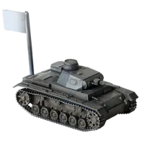 Tanc de luptă Richi Tichi T-IIIG 4600327061195  / / Black Gray