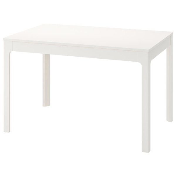 Обеденные стол со стульями Ikea Ekedalen/Orrsta Прямоугольная / ДСП / Белый photo 2