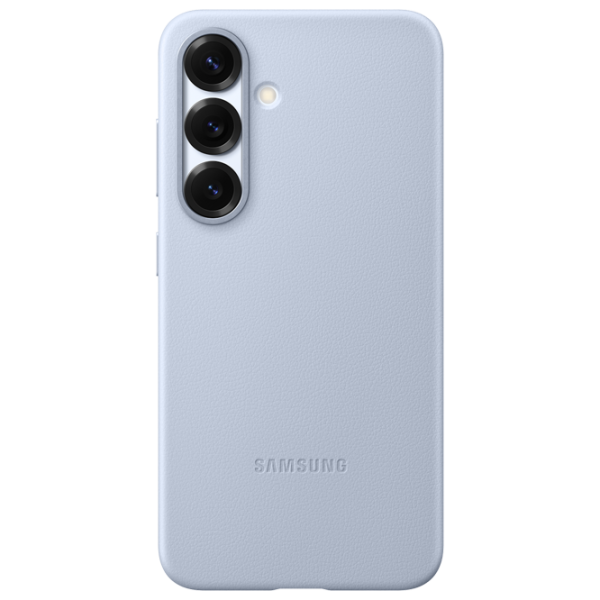 Husă pentru smartphone Samsung Galaxy S25 5G Samsung / Back / Piele ecologică / Light Blue photo 1