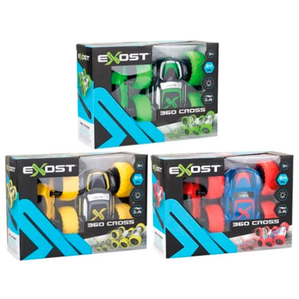 Mașină Exost Silverlit 360 Cross Led 7530-20247 12 km/h / 2.4 GHz / Black Multicolor photo 9