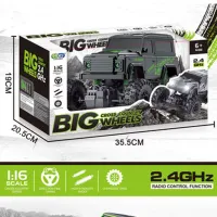 Mașină Big Weels 21962 8600024021962 / 2.4 GHz / Black Green photo 3