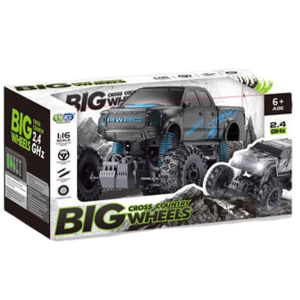 Машинка Big Weels 21948 8600024021948   / 2.4 ГГц / Черный Синий photo 1