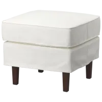 Пуф Ikea Rocksjon Белый / Ткань 