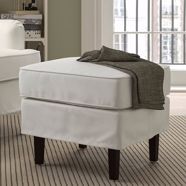 Fotoliu moale Ikea Rocksjon White / Stofă  photo 4