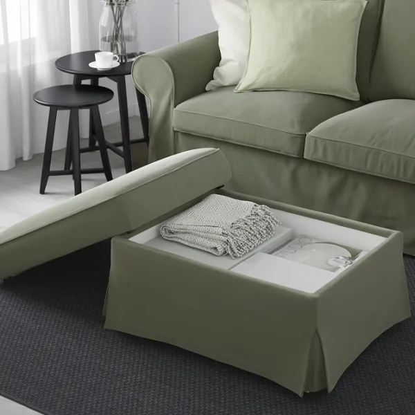 Fotoliu moale Ikea Ektorp Gray Green / Stofă  photo 2
