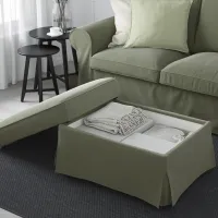 Fotoliu moale Ikea Ektorp Gray Green / Stofă photo 2