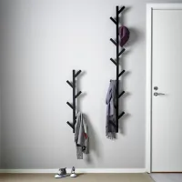 Вешалка Ikea Tjusig Массив / Черный photo 2