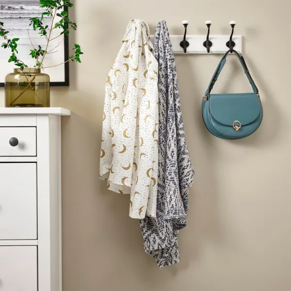 Cuier Ikea Landkrabba MDF / White photo 2