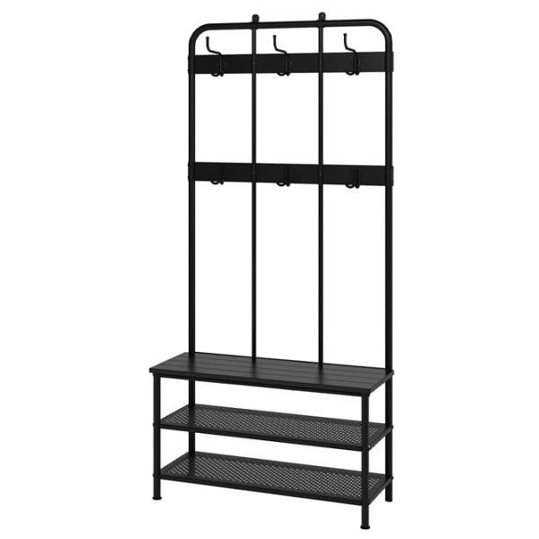 Cuier Ikea Pinnig MDF / Black photo 1 Cuier Ikea Pinnig MDF / Black photo 1