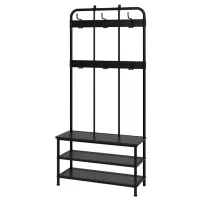 Cuier Ikea Pinnig MDF / Black