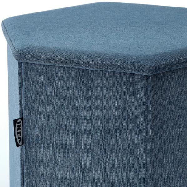 Пуф Ikea Kjuge Синий / Ткань photo 2 Пуф Ikea Kjuge Синий / Ткань photo 2