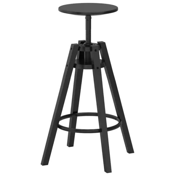 Set masă și scaune Ikea Haverud/Dalfred Dreptunghiulară / PAL / Black photo 2