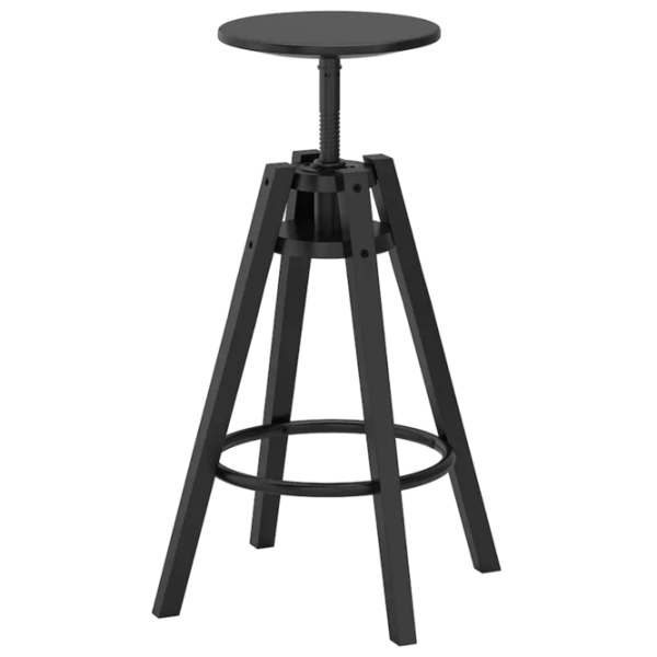 Set masă și scaune Ikea Haverud/Dalfred Dreptunghiulară / PAL / Black photo 2