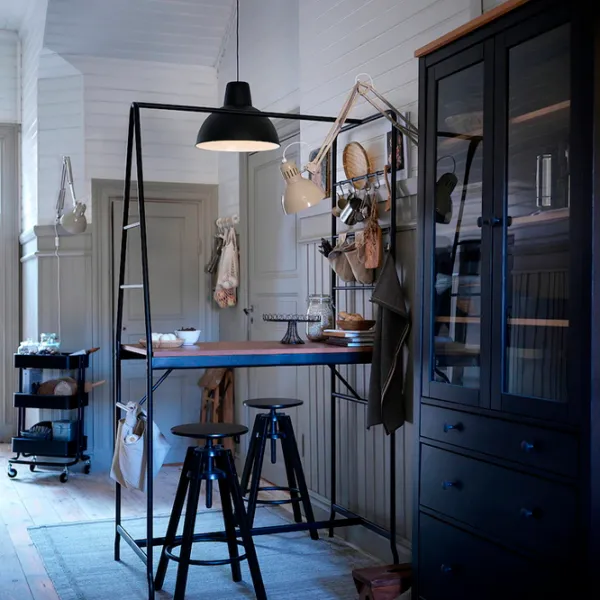 Set masă și scaune Ikea Haverud/Dalfred Dreptunghiulară / PAL / Black photo 6