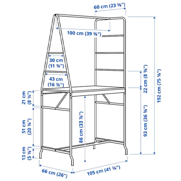 Set masă și scaune Ikea Haverud/Dalfred Dreptunghiulară / PAL / Black photo 8