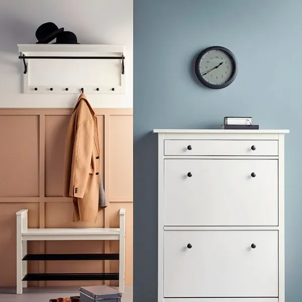 Вешалка Ikea Hemnes Массив / Белый photo 2 Вешалка Ikea Hemnes Массив / Белый photo 2