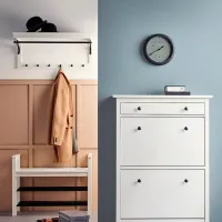 Cuier Ikea Hemnes Masiv / White photo 2