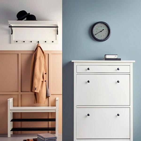 Вешалка Ikea Hemnes Массив / Белый photo 3 Вешалка Ikea Hemnes Массив / Белый photo 3