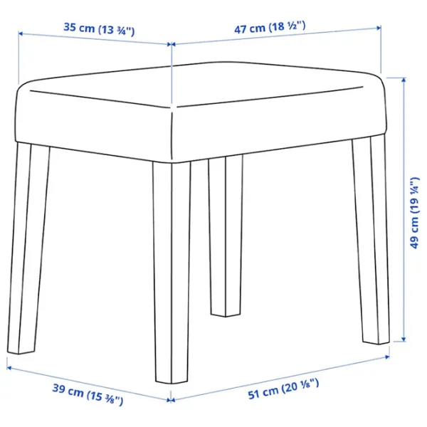 Fotoliu moale Ikea Sakarias Blue / Stofă  photo 2 Fotoliu moale Ikea Sakarias Blue / Stofă  photo 2