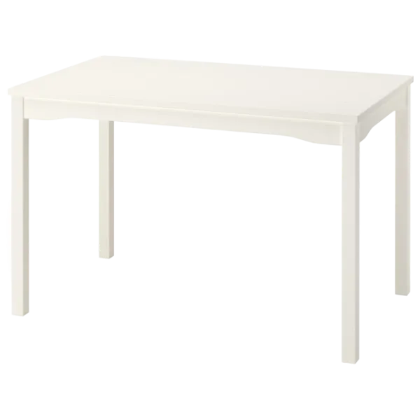 Set masă și scaune Ikea Hauga/Stefan Dreptunghiulară / PAL / White photo 2