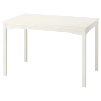 Set masă și scaune Ikea Hauga/Stefan Dreptunghiulară / PAL / White photo 2