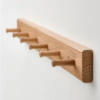 Вешалка Ikea Hovolm Дерево / Дуб photo 5