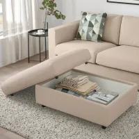 Fotoliu moale Ikea Vimle Beige / Stofă photo 3