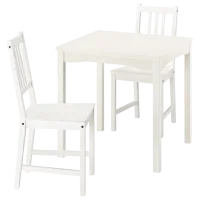 Set masă și scaune Ikea Hauga/Stefan Dreptunghiulară / PAL / White