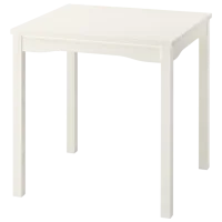 Обеденные стол со стульями Ikea Hauga/Stefan Прямоугольная / ДСП / Белый photo 2