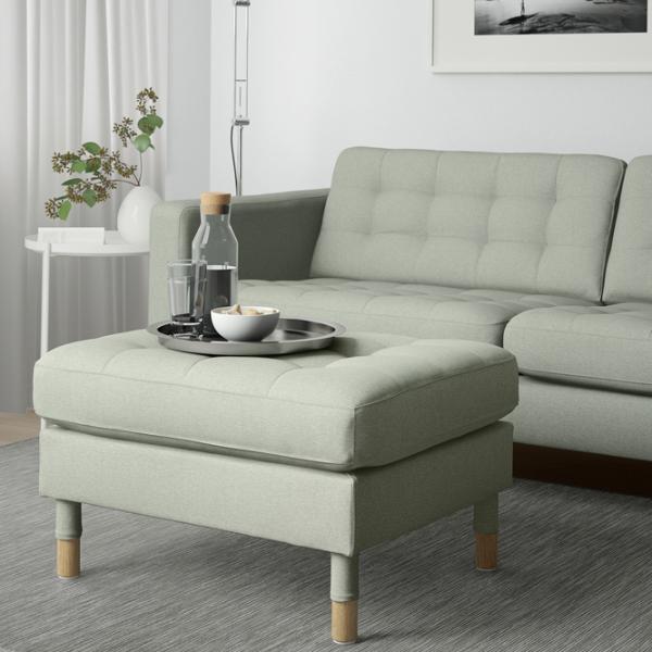 Fotoliu moale Ikea Landskrona  Light Green / Stofă  photo 2 Fotoliu moale Ikea Landskrona  Light Green / Stofă  photo 2