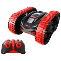 Машинка Exost Silverlit Stunt Tank 7530-20256 12 км/ч / 2.4 ГГц / Зелёный Черный photo 2