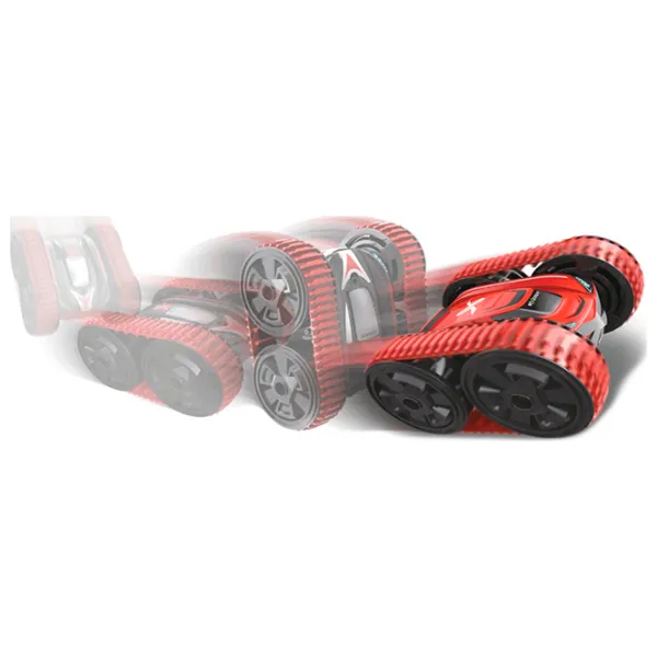 Mașină Exost Silverlit Stunt Tank 7530-20256 12 km/h / 2.4 GHz / Green Black photo 9